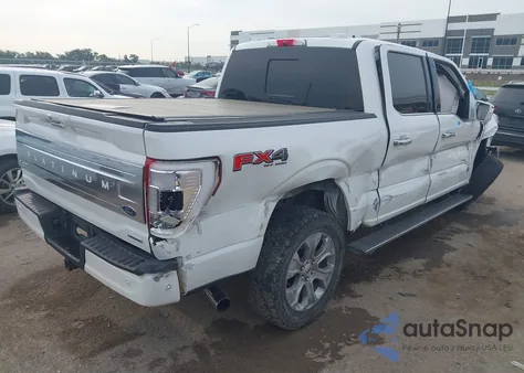 2021 Ford F-150 Platinum из США, поврежденный, VIN 1FTFW1E81MFC87350